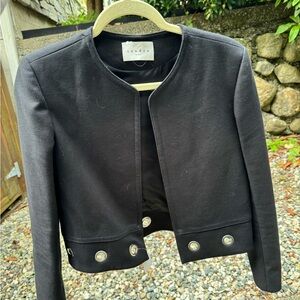Sandro Little Black Jacket